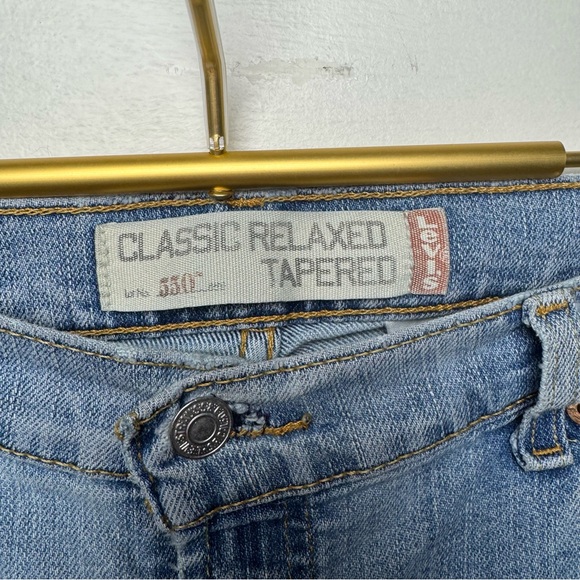 Vintage Levi’s 550 Relaxed Fit Tapered Leg jeans size 12 Short - Picture 15 of 15